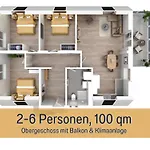 Sternentraum - Modern, Gemütlich&großzügig - 100qm - 3 Schlafzimmer - Bis 6 Gäste - Babies Reisen Gratis - Balkon, Garten&grill - Klimaanlage, Raffstores&fußbodenheizung - Smart-tv - Küche Mit Backofen, Induktionsherd&spühlmasch Apartamento *