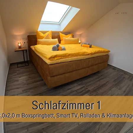 Hoeckelheim - Sternenhimmel - 100qm - 3 Schlafzimmer - Bis 6 Gaeste - Babies Reisen Gratis - Balkon, Garten & Grill - Klimaanlage, Raffstores & Fussbodenheizung - Smart-tv - Kueche Mit Induktionsherd & Spuelmaschine - Nahe Goettingen Apartamento *
