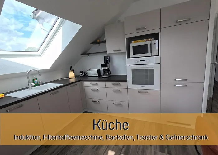 公寓 Hoeckelheim - Sternenhimmel - 100qm - 3 Schlafzimmer - Bis 6 Gaeste - Babies Reisen Gratis - Balkon, Garten & Grill - Klimaanlage, Raffstores & Fussbodenheizung - Smart-tv - Kueche Mit Induktionsherd & Spuelmaschine - Nahe Goettingen
