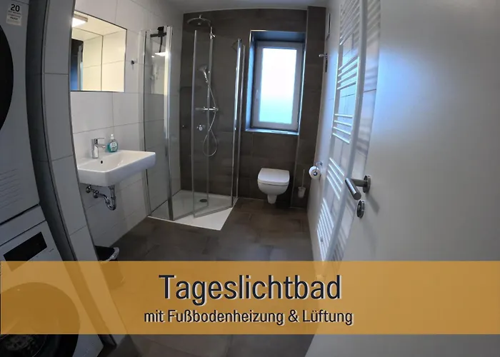 Hoeckelheim - Sternenhimmel - 100qm - 3 Schlafzimmer - Bis 6 Gaeste - Babies Reisen Gratis - Balkon, Garten & Grill - Klimaanlage, Raffstores & Fussbodenheizung - Smart-tv - Kueche Mit Induktionsherd & Spuelmaschine - Nahe Goettingen *