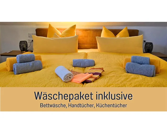 Hoeckelheim - Sternenhimmel - 100qm - 3 Schlafzimmer - Bis 6 Gaeste - Babies Reisen Gratis - Balkon, Garten & Grill - Klimaanlage, Raffstores & Fussbodenheizung - Smart-tv - Kueche Mit Induktionsherd & Spuelmaschine - Nahe Goettingen 公寓